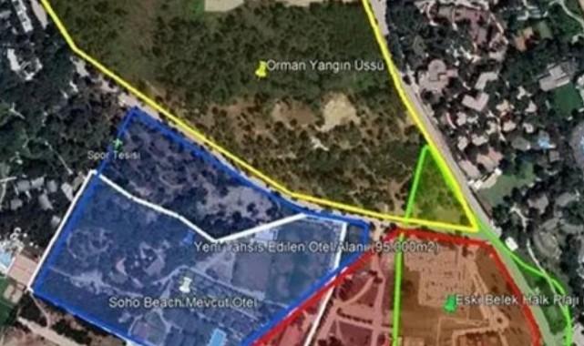 Yangin Ussu Arazisi Otel Yapimina Acildi Iddiasina Aciklama 4584